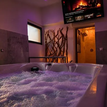 Le Reve Luxe Privatif Jacuzzi Sauna Appartement Le Petit-Quevilly